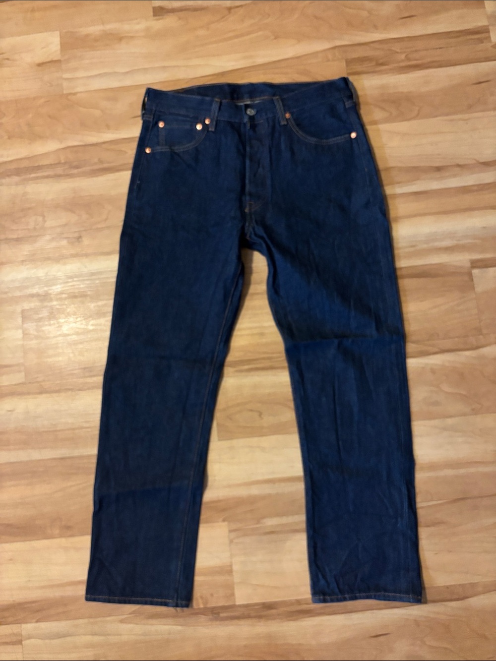 Levi's Dark Blue Straight-Leg Jeans